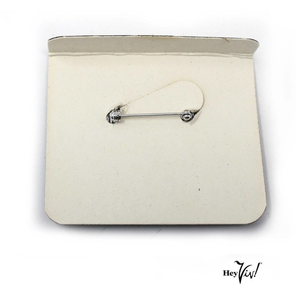 Vintage Sarah Coventry 1.5" Pin Brooch - Antique Rose 6439 Original Box -Hey Viv - Picture 3 of 6